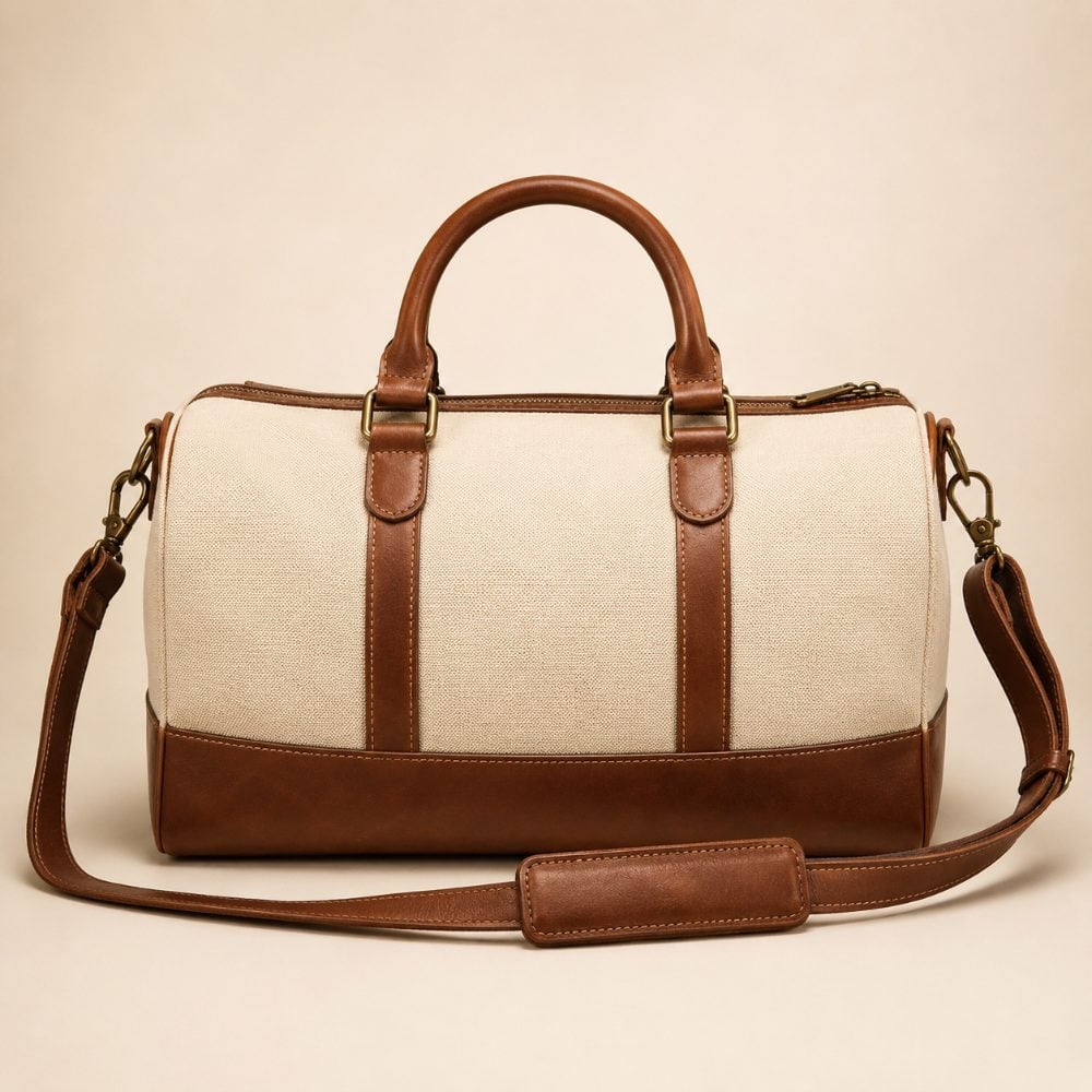 Custom leather banker bags