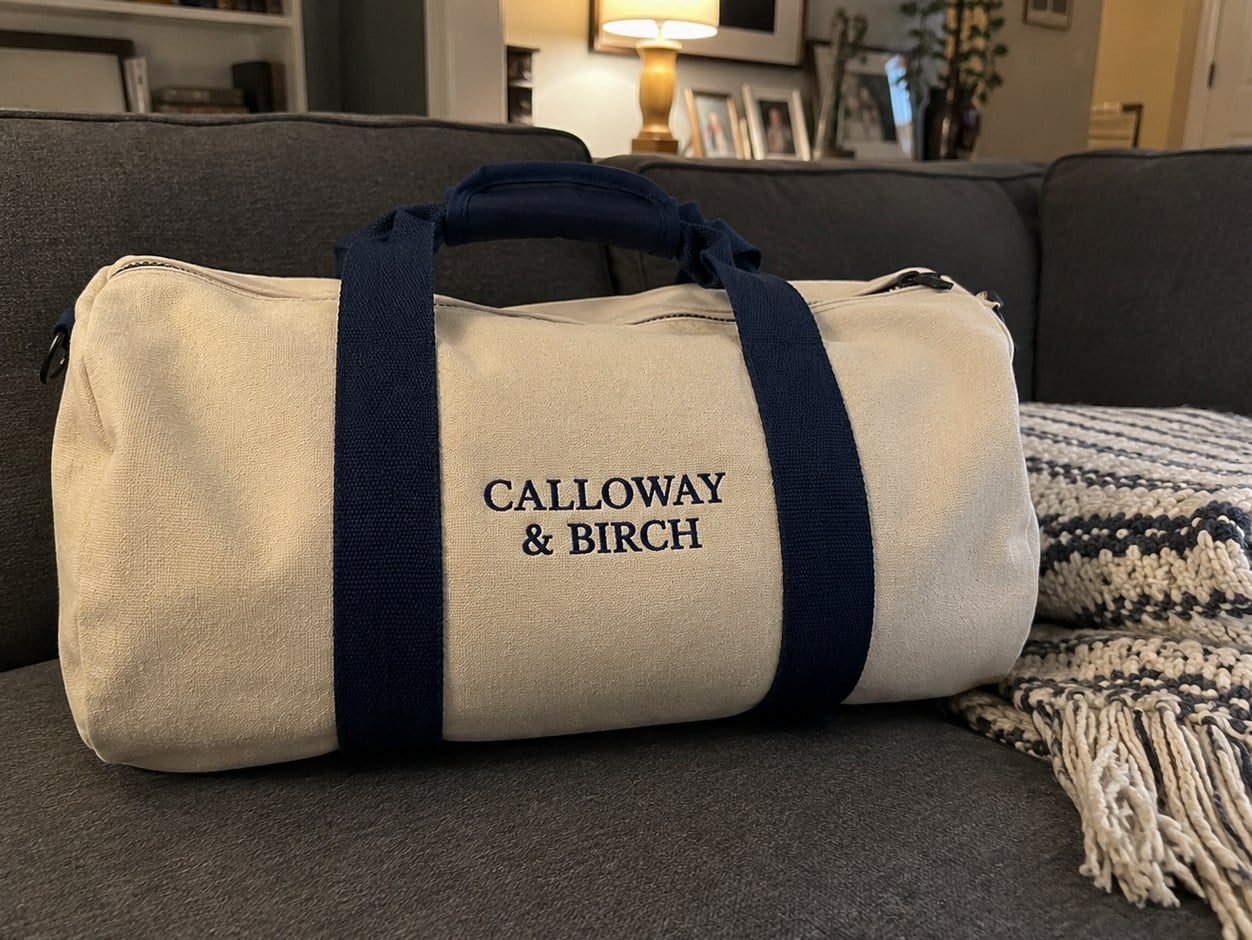 Personalized closing gift bags — customer photo