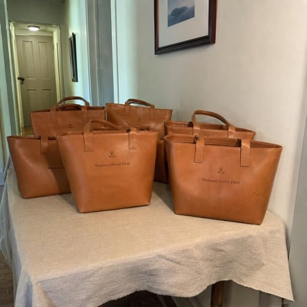 Personalized banker bags for deal teams